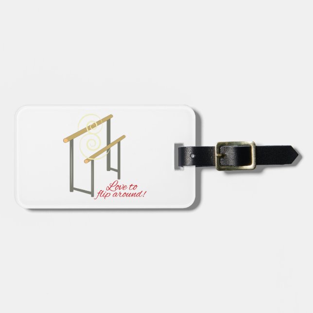 Kärlek att bläddra bagagebricka (Horisontell Framsida)