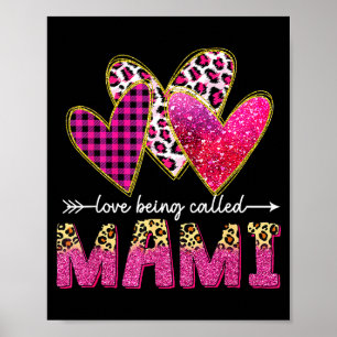 Kärlek att bli kallad mami mormor valentine mödrar poster