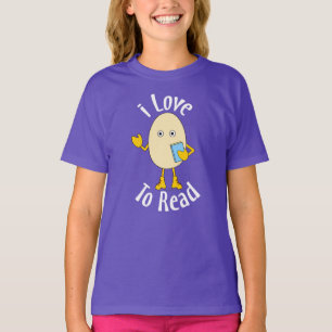 Kärlek att läsa t shirt