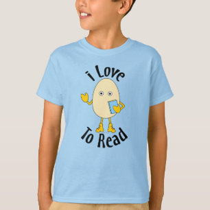 Kärlek att läsa t shirt