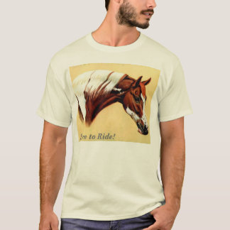 Kärlek att rida! t-shirt