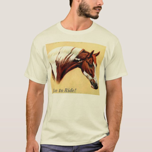 Kärlek att rida! t-shirt (Framsida)