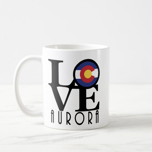 KÄRLEK Aurora Colorado 11oz Kaffemugg (Vänster)