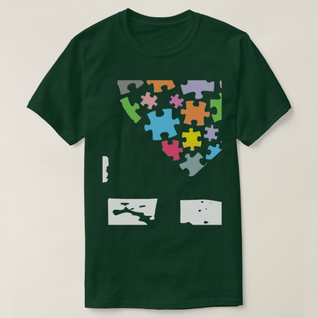 Kärlek Autism Awareness Långärmad TShirt T Shirt (Design framsida)