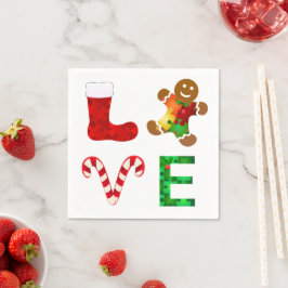 KÄRLEK Autism Jul Pappersservett