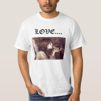 KÄRLEK AV EN RÅTTASKÖNHETSKJORTA TEE SHIRT