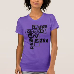 Kärlek av guds bibliska korsord Kvinnor T Shirt