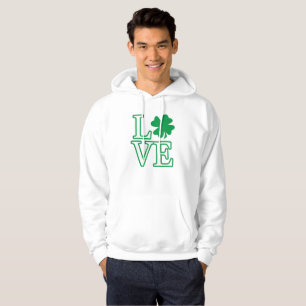 Kärlek av irländare sweatshirt med luva