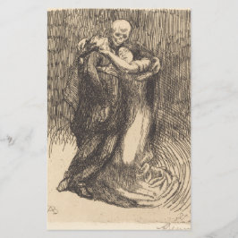 Kärlek (av Paul-Albert Besnard) Brevpapper