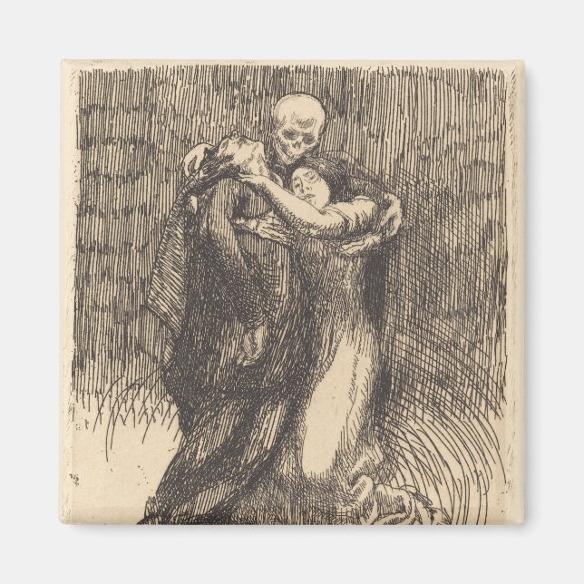 Kärlek (av Paul-Albert Besnard) Magnet (Framsidan)