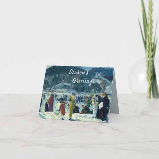 Kärlek av Winter - George Wesley Bellows Kort (Framsida)