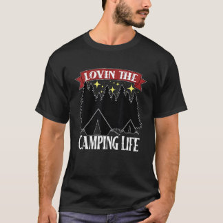 Kärlek, Äventyr-naturen i Camping Life T Shirt