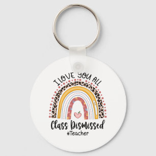 Kärlek avfärdade du Rainbow förra Scho-dagen Nyckelring