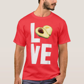 Kärlek Avocado Funny Avocado Fruit Women700 T Shirt
