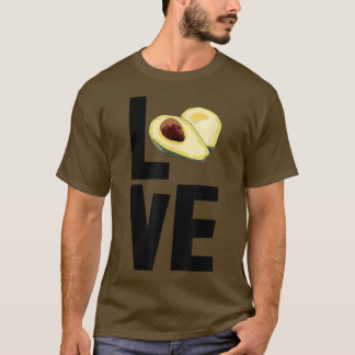 Kärlek Avocado Funny Avocado Fruit Women T Shirt