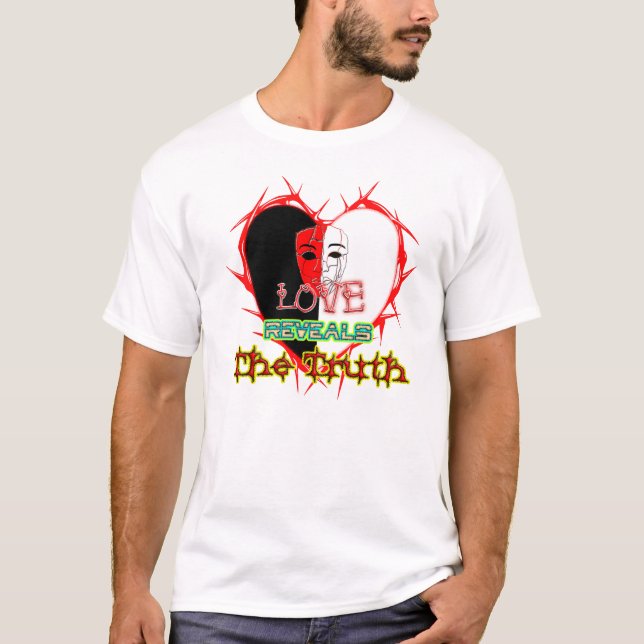 Kärlek avslöjar sanningen t shirt (Framsida)