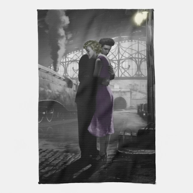 Kärlek avvikelse 2 kökshandduk (Vertikal)