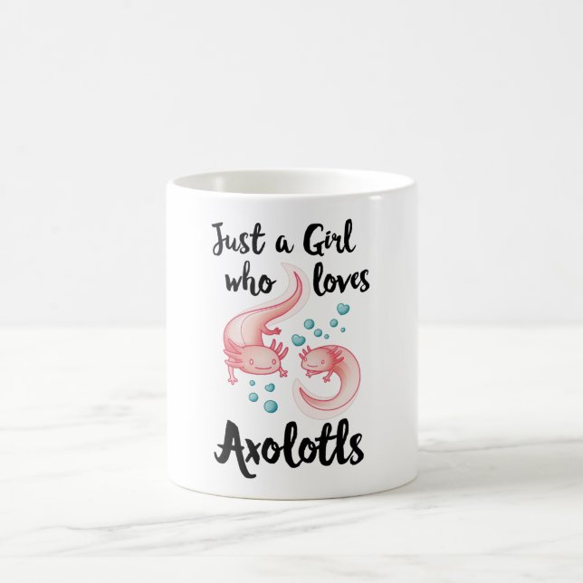 Kärlek Axolotls Cute Axolotl Gift Women Kaffemugg (Center)