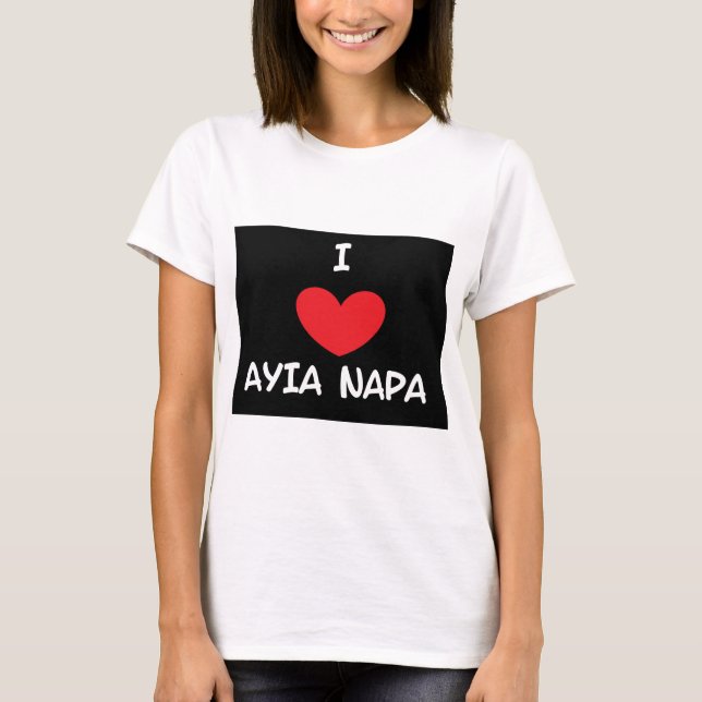 Kärlek Ayia Napa Tee Shirt (Framsida)