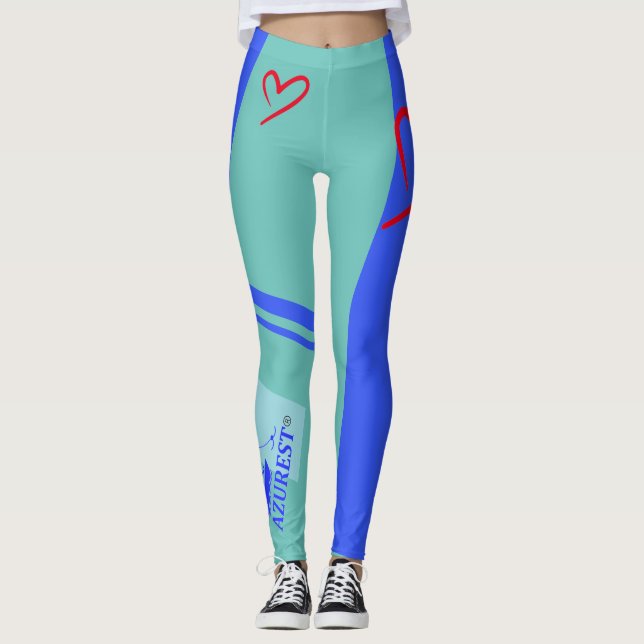 KÄRLEK    AZURESTLeggings Leggings (Framsida)