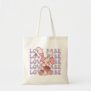 Kärlek Babe Valentine Bunny Tygkasse