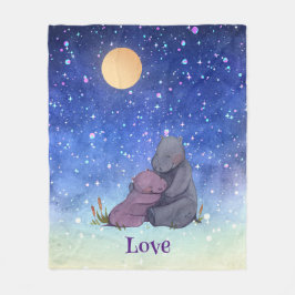 Kärlek, Baby Hippo och hennes Mor Fleecefilt