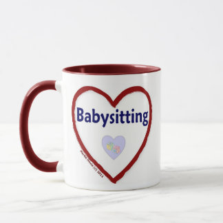 Kärlek Babysit Mugg