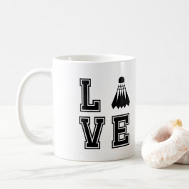 Kärlek Badminton Kaffemugg