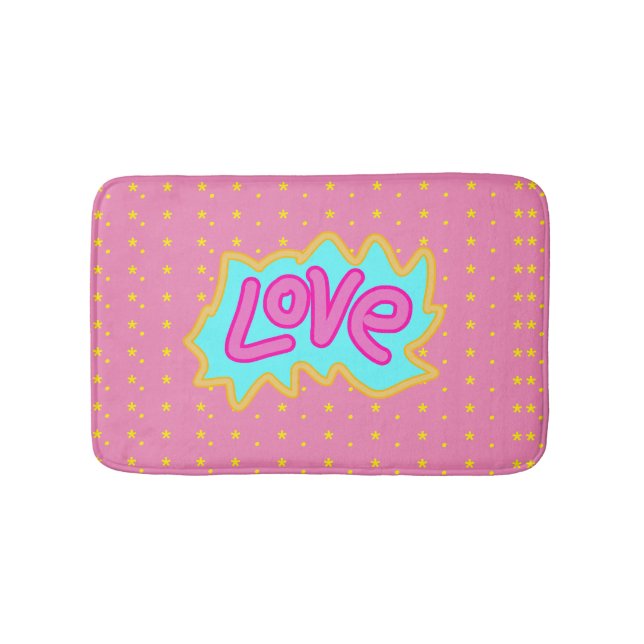 kärlek badrumsmatta (Framsidan)