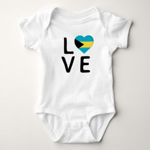Kärlek - Bahamas Flagga T Shirt