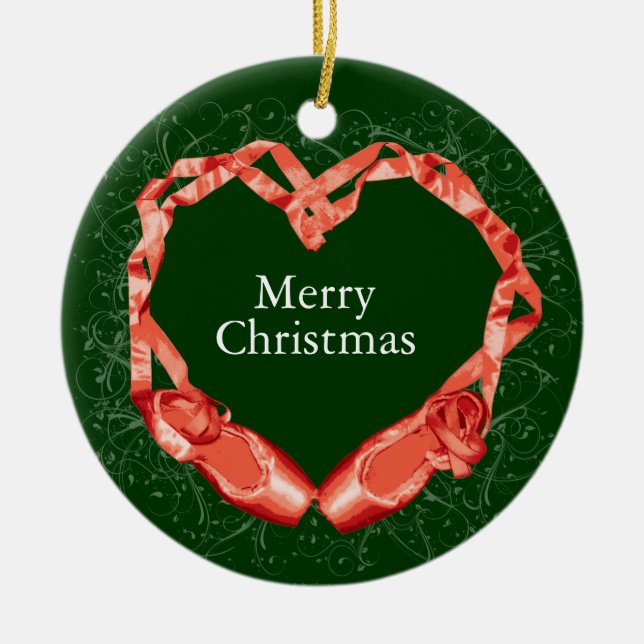Kärlek Ballet Julgransprydnad Keramik (Framsidan)