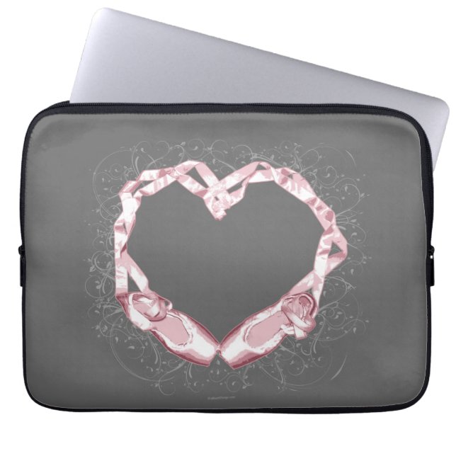 Kärlek Ballet Laptop Sleeve (Framsidan)