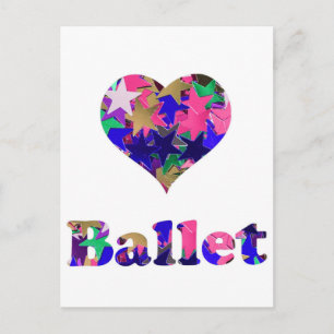 Kärlek Ballet Vykort