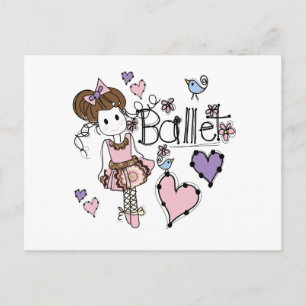 Kärlek Ballet Vykort