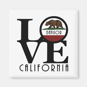 KÄRLEK Bangor California Magnet