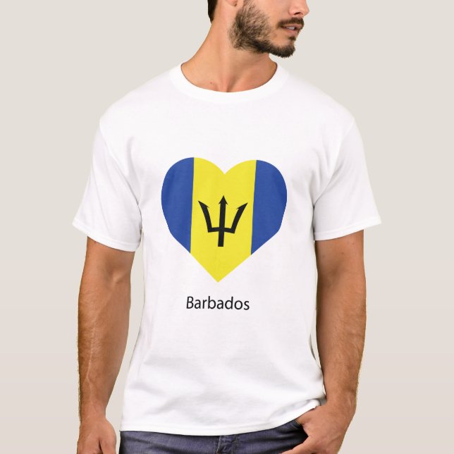 Kärlek Barbados T Shirt (Framsida)