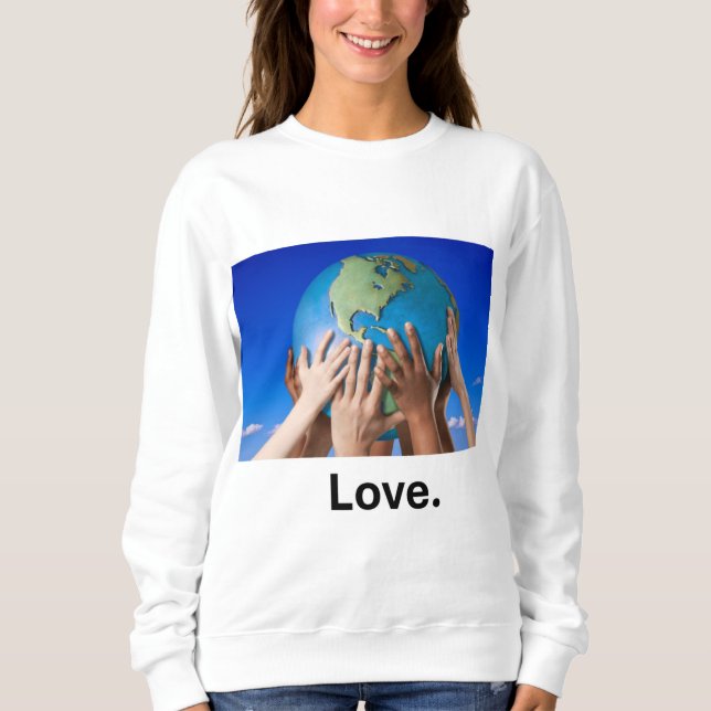 Kärlek Barn Händer T Shirt (Framsida)