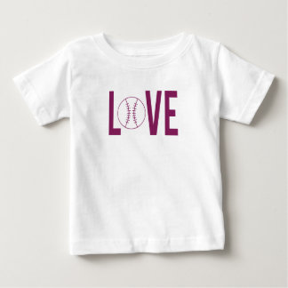 Kärlek Baseball Baby T-shirt