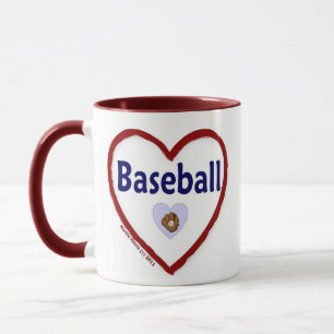 Kärlek Baseball Mugg