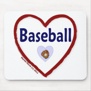 Kärlek Baseball Musmatta