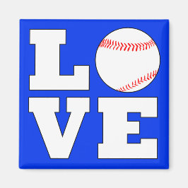 KÄRLEK Baseball Player eller Coach Sports Team Magnet