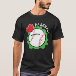 Kärlek Baseball T Shirt