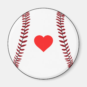 Kärlek basebollmagnet magnet