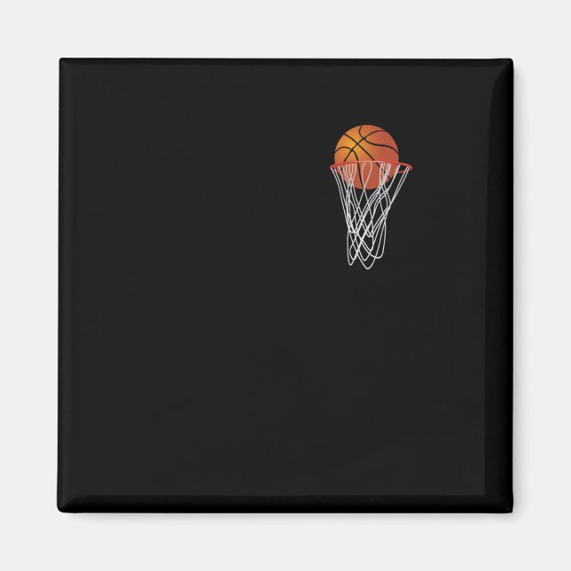 Kärlek basket - Basketbollspelare Magnet (Framsidan)