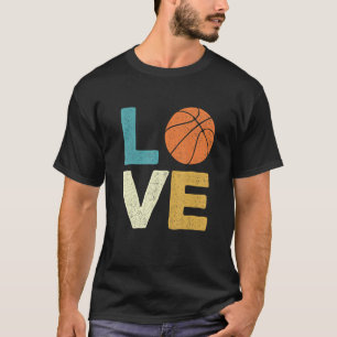 Kärlek Basketball Player Coach Point Guard Boll Sh T Shirt