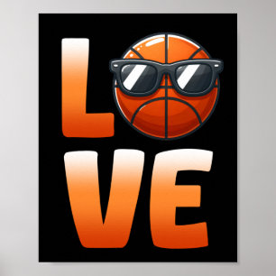 Kärlek Basketball Poster
