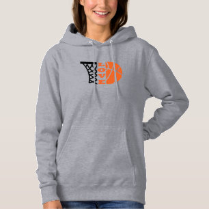 Kärlek Basketball ring och orange boll T Shirt