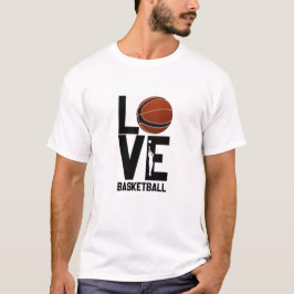 Kärlek Basketball T Shirt