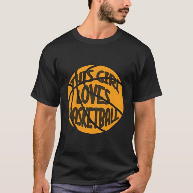 Kärlek Basketball T Shirt (Framsida)