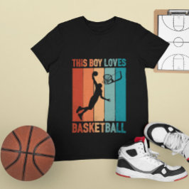 Kärlek Basketball T Shirt